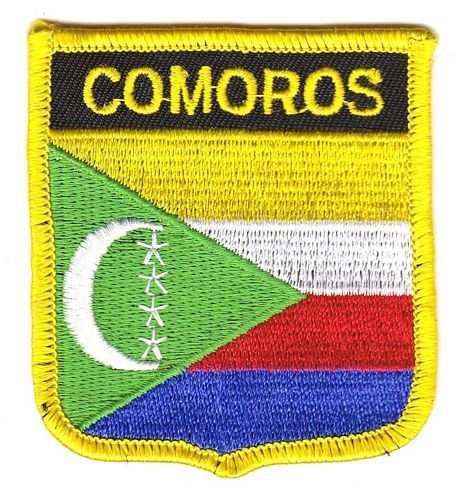 Wappen Aufnäher Fahne Komoren