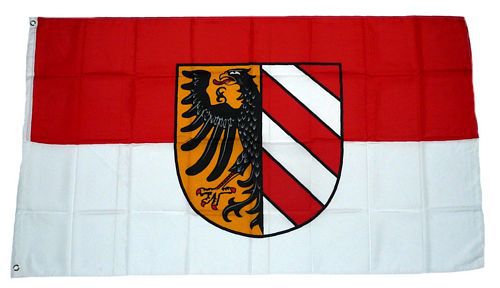 Nürnberg im Zeichen des Adlers Flagge Fahne Hißflagge Hißfahne 150 x 90 cm 