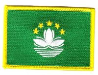 Fahnen Aufnäher Macao Fahnen Aufnäher Macao