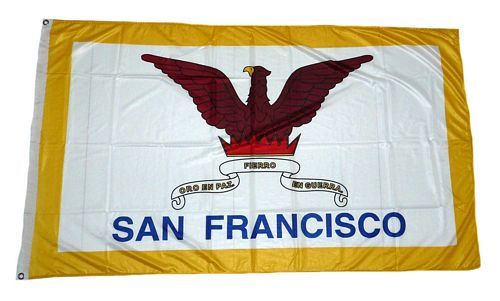 Fahne / Flagge USA - San Francisco 90 x 150 cm
