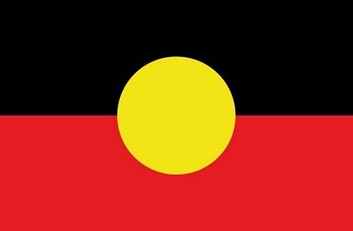 Fahnen Aufkleber Sticker Aborigines