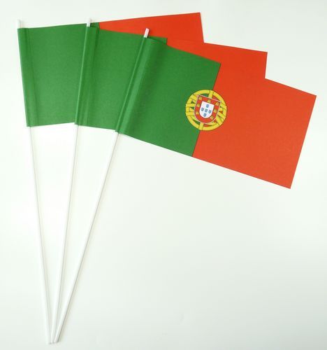 10 Papierfähnchen Portugal Papierfahnen Fahne Flagge