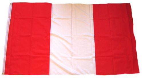 Flagge / Fahne Peru Hissflagge 90 x 150 cm