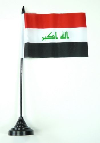 Fahne / Tischflagge Irak NEU 11 x 16 cm Flaggen