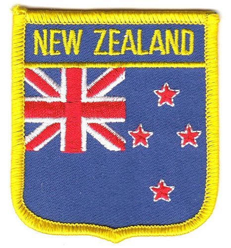 Wappen Aufnäher Fahne Neuseeland