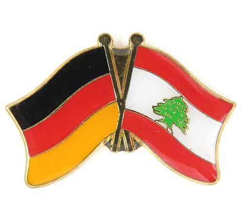 Fahnen Freundschaftspin Anstecker Libanon