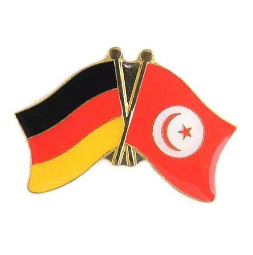 Fahnen Freundschaftspin Anstecker Tunesien 