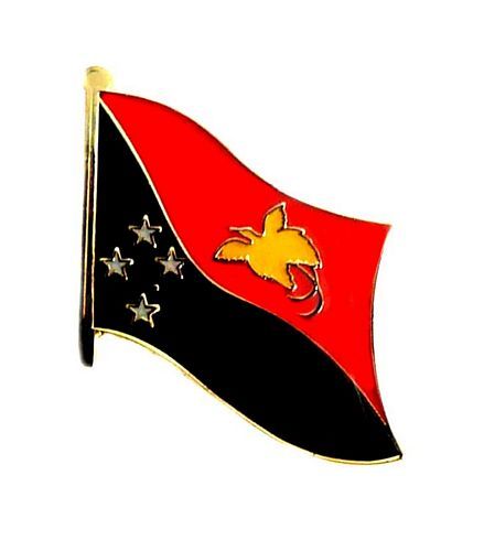 Fahnen Anstecker Pin Papua Neuguinea