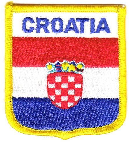 Wappen Aufnäher Fahne Kroatien