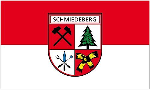 Fahne / Flagge Schmiedeberg 90 x 150 cm