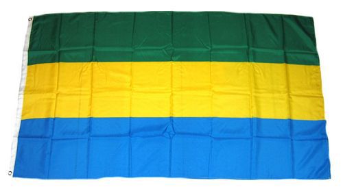 Flagge / Fahne Gabun Hissflagge 90 x 150 cm