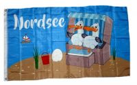 Fahne / Flagge Nordsee Möwen 90 x 150 cm Fahne / Flagge Nordsee Möwen 90 x 150 cm