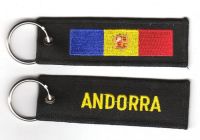 Fahnen Schlüsselanhänger Andorra Fahnen Schlüsselanhänger Andorra