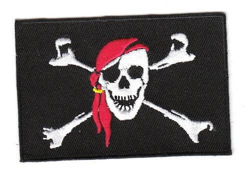 Aufnäher Patch Pirat Kopftuch