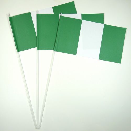 Papierfahnen Nigeria