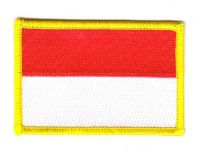 Fahnen Aufnäher Monaco Fahnen Aufnäher Monaco