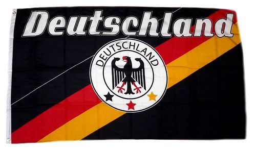 Fahne / Flagge Deutschland Fußball 9 90 x 150 cm