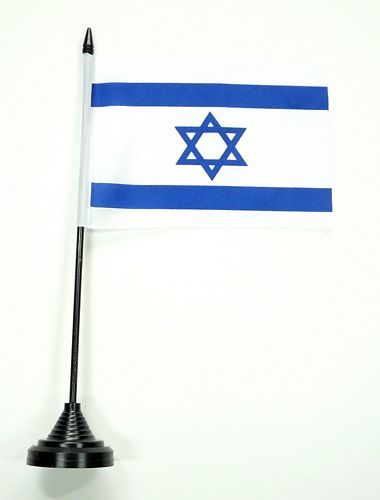 Fahne / Tischflagge Israel NEU 11 x 16 cm Flaggen