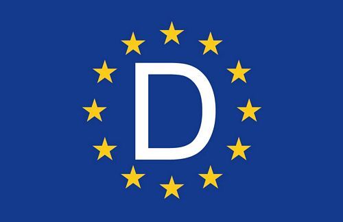 Fahnen Aufkleber Sticker Europa D Zeichen