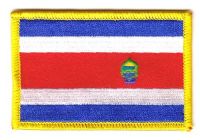 Fahnen Aufnäher Costa Rica Fahnen Aufnäher Costa Rica