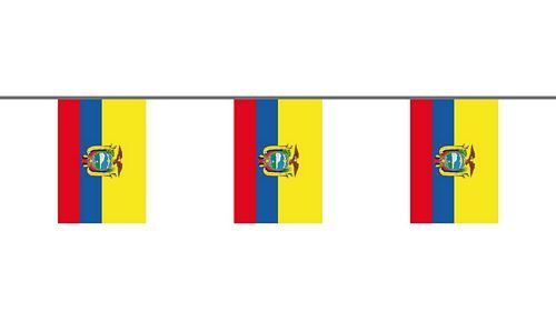 Flaggenkette Ecuador 6 m