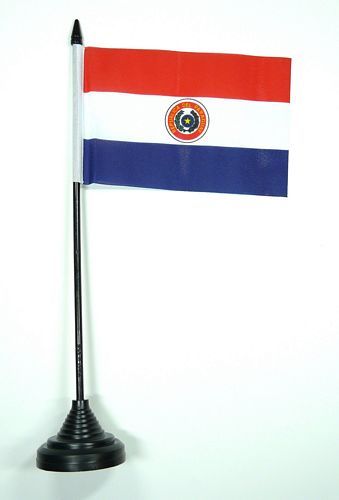Fahne / Tischflagge Paraguay NEU 11 x 16 cm Flaggen