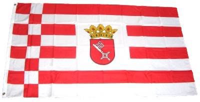 Flagge / Fahne Bremen Hissflagge 90 x 150 cm