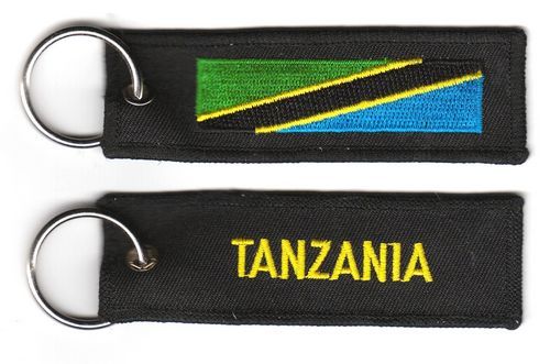 Fahnen Schlüsselanhänger Tansania