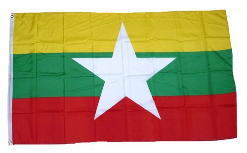 Flagge / Fahne Myanmar Hissflagge 90 x 150 cm