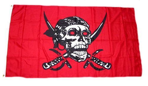 Fahne Flagge Pirat Totenkopf 60x90 Hissflagge 