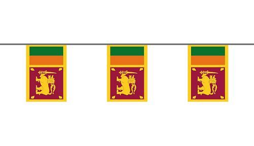 Flaggenkette Sri Lanka 6 m