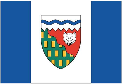Fahnen Aufkleber Sticker Kanada - Nordwest Territorien