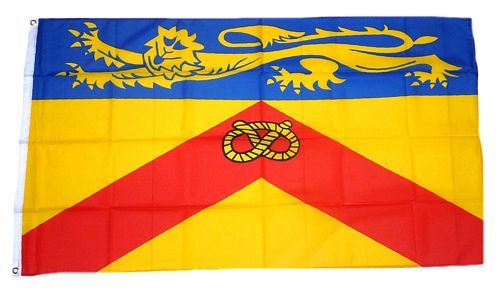 Fahne / Flagge England - Staffordshire 90 x 150 cm