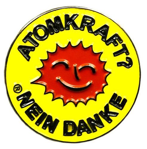 Pin Atomkraft Nein Danke! Anstecker NEU Anstecknadel