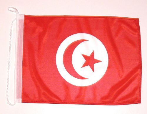Bootsflagge Tunesien 30 x 45 cm