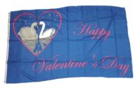 Fahne / Flagge Happy Valentins Day Valentinstag 90 x 150 cm Fahne / Flagge Happy Valentins Day Valentinstag 90 x 150 cm