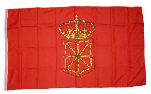 Fahne / Flagge Spanien - Navarra 90 x 150 cm
