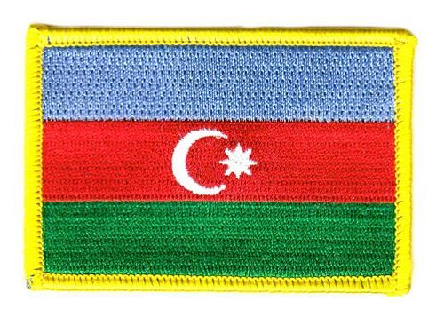 Fahnen Aufnäher Aserbaidschan