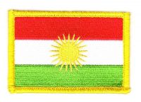 Fahnen Aufnäher Kurdistan Fahnen Aufnäher Kurdistan