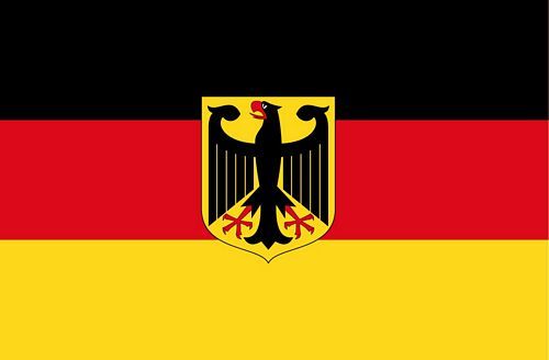 Fahnen Aufkleber Sticker Deutschland Adler