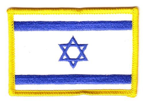 Fahnen Aufnäher Israel