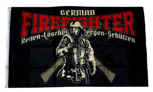 Fahne / Flagge Feuerwehr Firefighter 90 x 150 cm