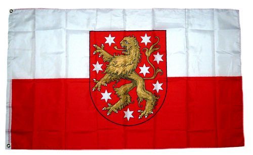 Fahne / Flagge Thüringen alt Löwe, Deutschland