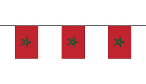 Flaggenkette Marokko 6 m