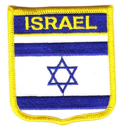 Wappen Aufnäher Fahne Israel