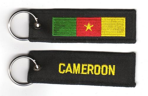 Fahnen Schlüsselanhänger Kamerun