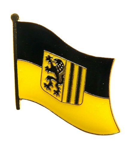 Flaggen Pin Dresden NEU Fahne Flagge Anstecknadel