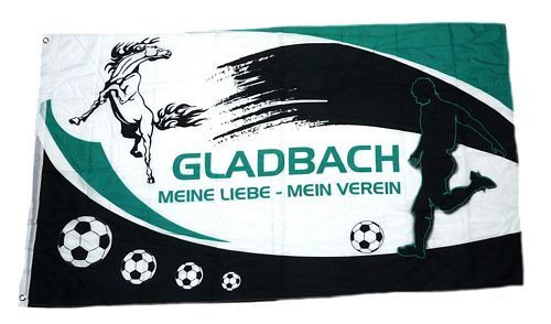 Fahne / Flagge Mönchengladbach Mein Verein 90 x 150 cm