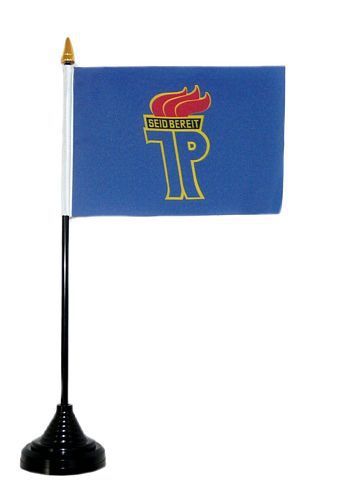 Tischfahne DDR Jungpioniere 11 x 16 cm Flagge Fahne