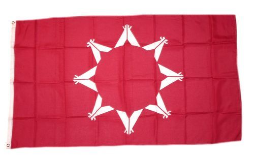 Fahne / Flagge Indianer - Oglala Sioux 90 x 150 cm